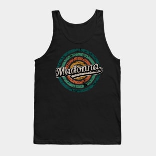 Madonna // Retro Circle Crack Vintage Tank Top